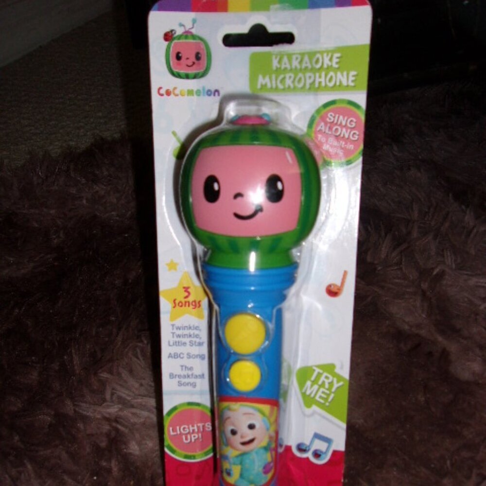 CoComelon Sing Along Light Up Microphone - NEW!